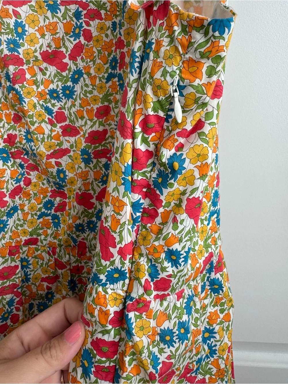 J.Crew x Liberty London Poppy & Daisy Tiered Floral Dress LT Tall